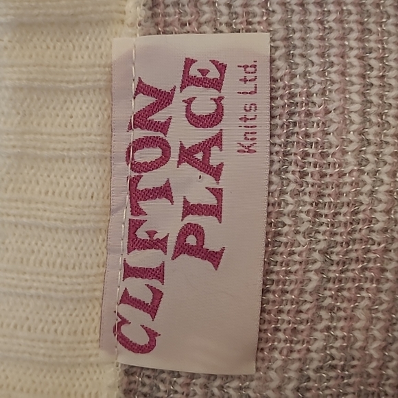 EUC 1970s Clifton Place Knits Floral Cottagecore Crewneck Sweater - Picture 7 of 14